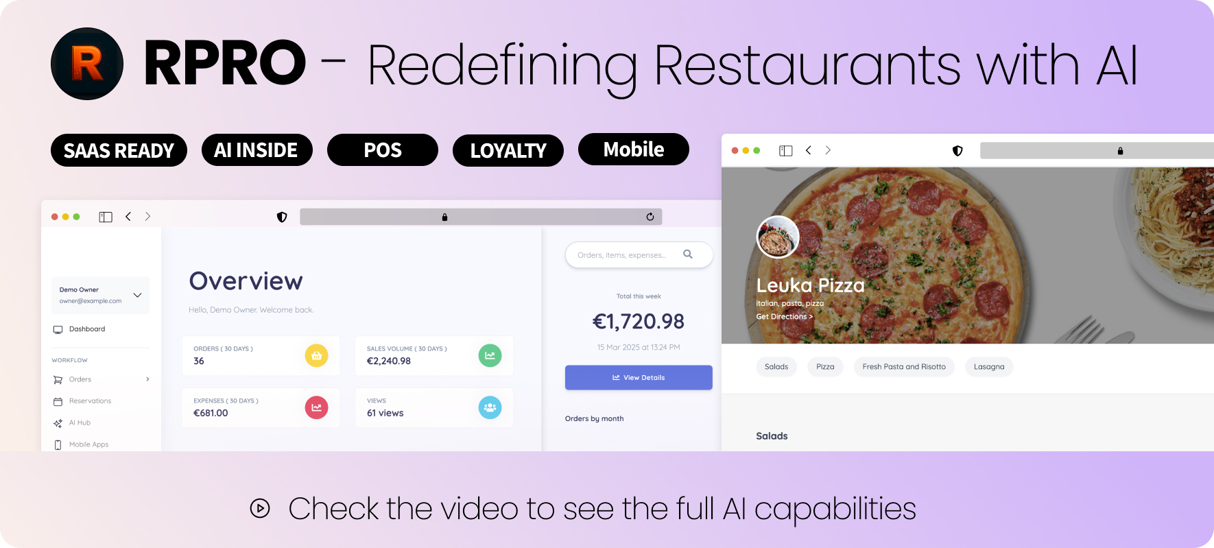 QR Menu Maker - SaaS - Contactless qr restaurant menus
